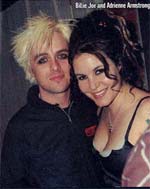 billie joe é sa femme adrienne